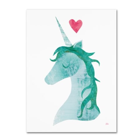 Melissa Averinos 'Unicorn Magic II Heart' Canvas Art,24x32